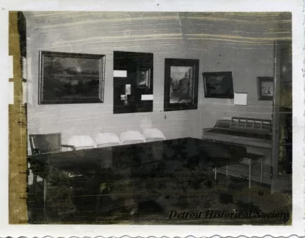 Print, Photographic - Room at Detroit Historical Museum Robert Hopkin exhibit