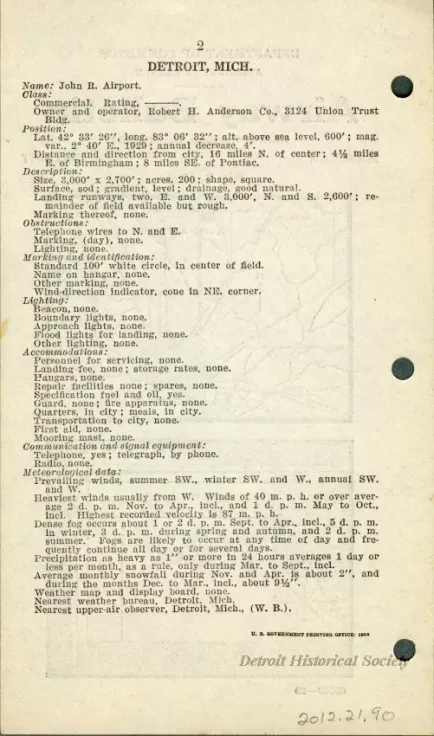 Bulletin - Airway Bulletin, No. 705