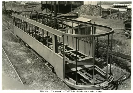 Print, Photographic - Steel Frame - Motor Car - Rear End