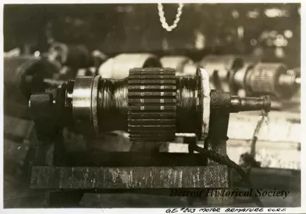 Print, Photographic - G.E. #203 Motor Armature Core