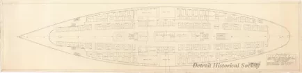 Drawing, Technical - Promenade Deck, City of Cleveland III