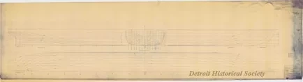 Blueprint - Lines From Mold Loft Offsets
[Hull No. 311, SS City of Midland]