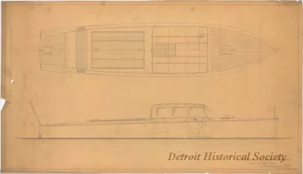 Drawing, Technical - 36' Super Displacement Runabout