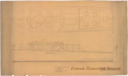 Drawing, Technical - 35 Ft. Day Cruiser