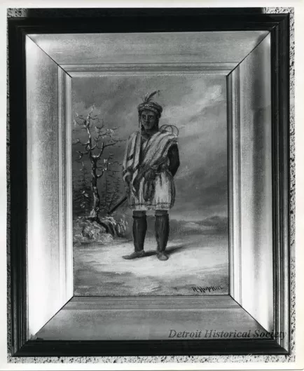 Print, Photographic - Photo of Robert Hopkin Painting 'Indian Figure'