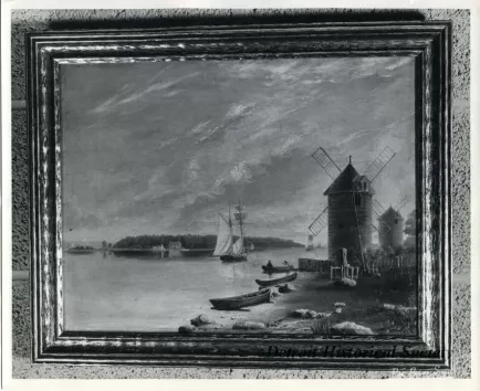 Print, Photographic - Belle Isle from Canadian Shore - Photo of Robert Hopkin Painting 'Belle Isle from Canadian Shore'