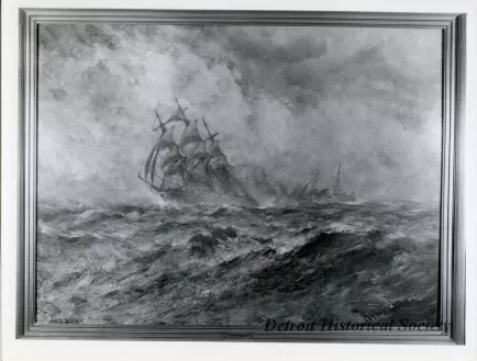 Print, Photographic - Passing Ships - Photo of Robert Hopkin Painting 'Passing Ships'