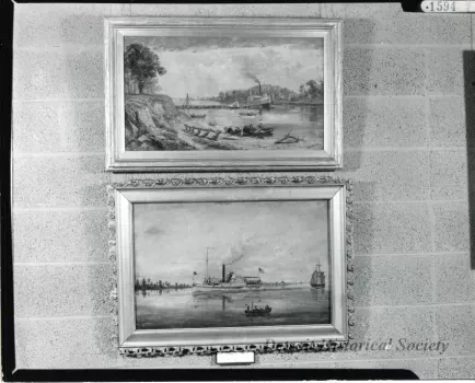 Print, Photographic - Photo of Two Robert Hopkin Paintings