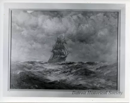 Print, Photographic - Full In the Wind - Photo of Robert Hopkin Painting 'Full In the Wind'