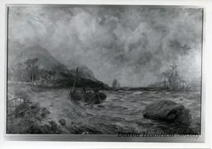 Print, Photographic - On the North Minch - Mouth of Little Loch Broom - Photo of Robert Hopkin Painting 'On the North Minch'