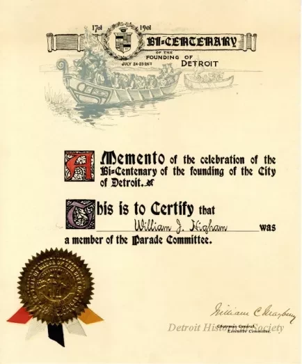 Certificate, Membership