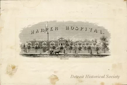 Drawing - Harper Hosptial