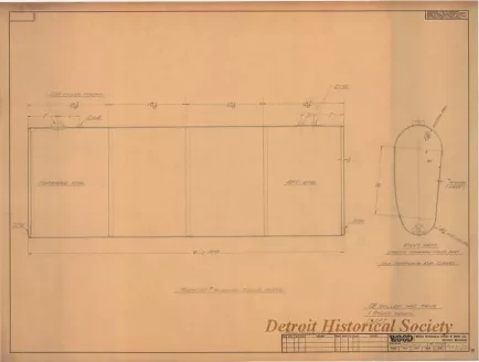Drawing, Technical - 75 Gallon Gas Tank