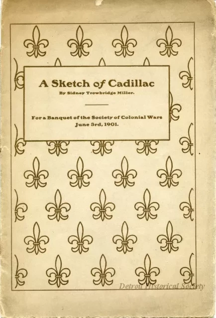 Booklet - A Sketch of Cadillac