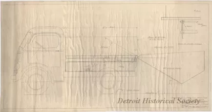 Drawing, Technical - Special D7 High Sill Mounting for Detroit Rock Salt Mine