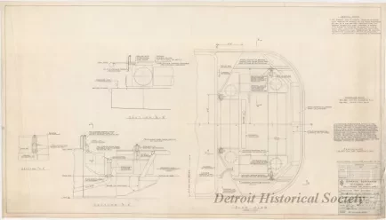 Drawing, Technical - Maryland Port Authority, 
Self-Propelled Oil Recovery Barge - 
Surface Oil Recovery Unit Installation Plan