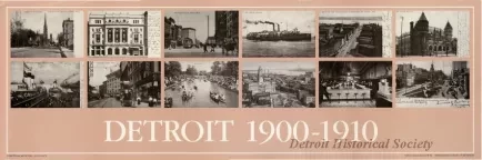 Poster - Detroit 1900-1910