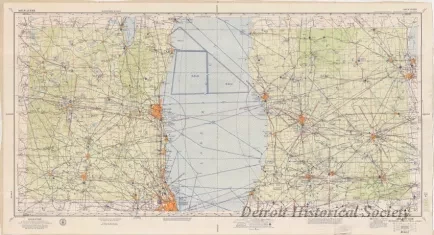 Chart, Aeronautical - Milwaukee Sectional Aeronautical Chart