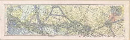 Chart, Aeronautical - Windsor - Quebec, Canada, Arc 8