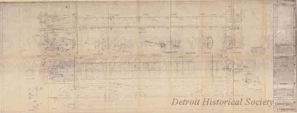 Blueprint - Roger Blough,
Inboard Profile & General Arrangement