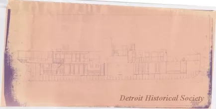 Blueprint - Diesel Yacht, Inboard Profile