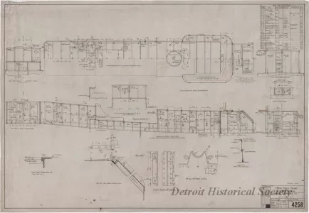 Drawing, Technical - Steel Deck House and Winch Casing