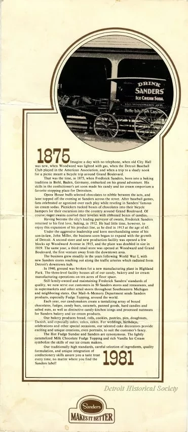 Menu - Sanders Makes It Better