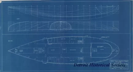 Blueprint - Great Lakes Excursion Steamer, Put-In-Bay