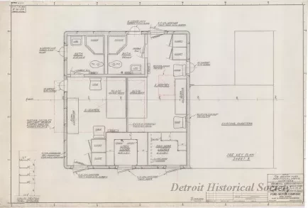 Drawing, Technical - MV Benson Ford,
Additional Crew's Quarters, General Arrangement