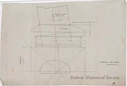 Drawing, Technical - Umbrella for Naomi