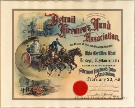 Certificate, Membership