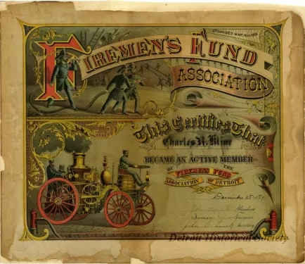 Certificate, Membership