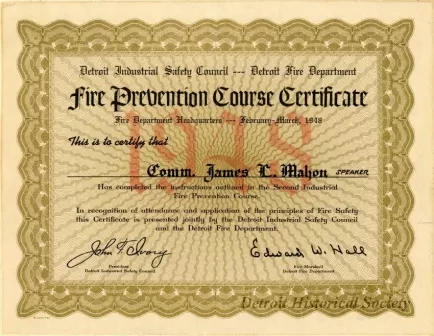 Certificate, Achievement