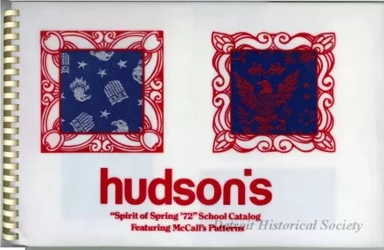 Catalog, Trade - hudson's "Spirit of Spring '72" School Catalog
Featuring McCall's Patterns