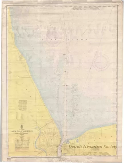 Chart, Navigational - South End of Lake Huron,
Including Head of St. Clair River