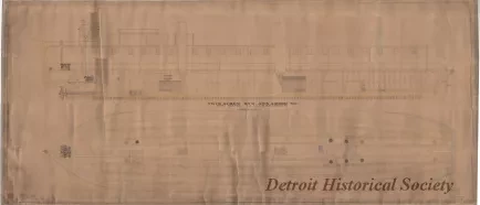 Drawing, Technical - Twin Screw Str. Ann Arbor No. 1,
Built for the T.A.A. & N.M. Railroad Co.
