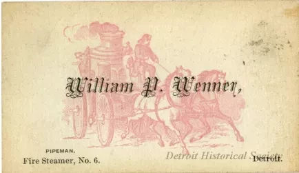 Card, Business - William P. Wenner