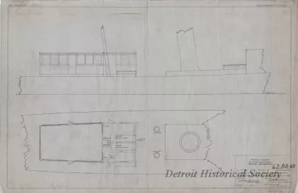 Drawing, Technical - Proposed Addition to After Deck House,
Yacht Margaret