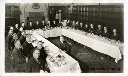 Print, Photographic - Champion Spark Plug Foreman's Meeting, Hotel Webster Hall - Detroit.