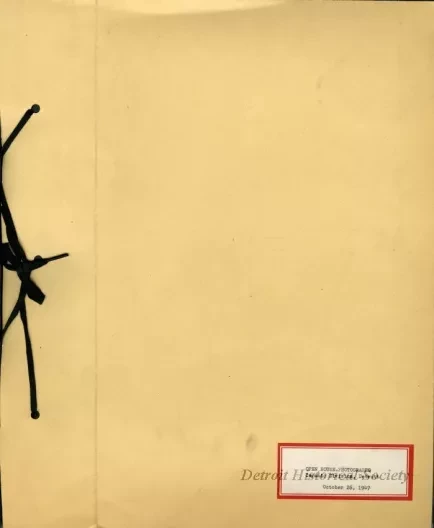 Scrapbook - Open House Photographs, Ceramic Division, Detroit