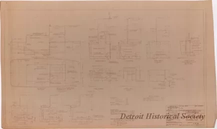 Drawing, Technical - Hull 339, Self-Propelled Drift Collector,
Structural Plan