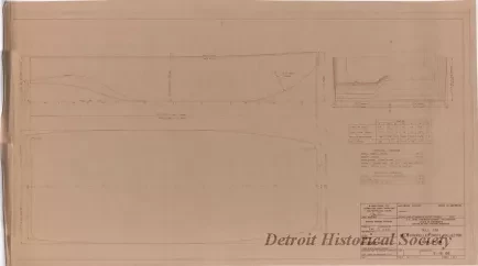 Drawing, Technical - Hull 339, Self-Propelled Drift Collector,
Lines Plan