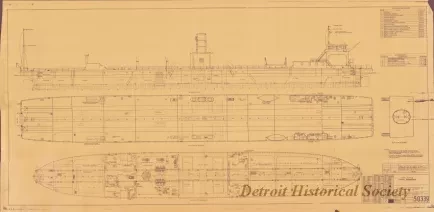Blueprint - Deck Plans, General Arrangements
[Hull 393]