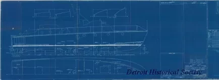 Blueprint - 63 Foot Aircraft Rescue Boat, Mark 3,
Docking Plan & Profile