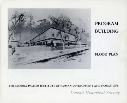 Plan, Floor - The Merrill-Palmer Institute of Human Development and Family Life Program Building Floor Plan