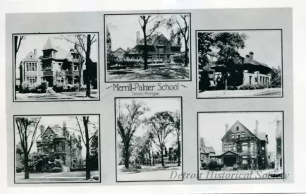 Postcard - Postcard of the Merrill-Palmer School Buildings