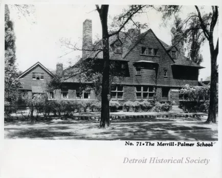 Print, Photographic - No. 71 The Merrill-Palmer School