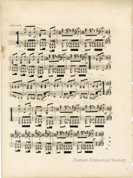 Music, Sheet - Detroit Polka