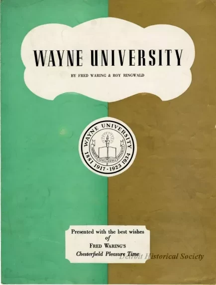 Music, Sheet - Wayne University