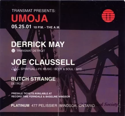 Handbill - Transmat Presents UMOJA